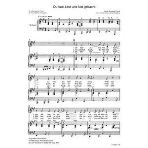 Produktbild des Artikels Du hast Leid und Not gebannt (Noten - Download)