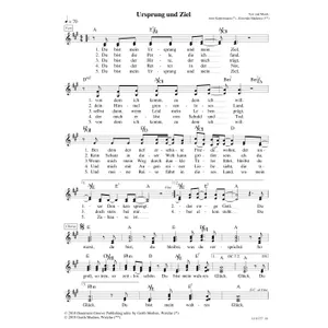 Produktbild des Artikels Ursprung und Ziel (Noten - Download)