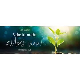 Produktbild des Artikels Jahreslosung 2026 - Lesezeichen "Pflanze" 10er Set (Schreibwaren)