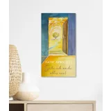 Stimmungsbild zu Jahreslosung 2026 - Metallschild "Kunst"