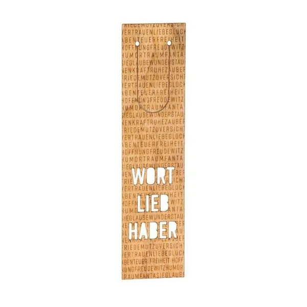 Produktbild des Artikels Lesezeichen "Wortliebhaber" ()
