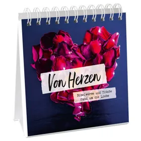 Produktbild des Artikels Von Herzen - Aufstellbuch (Buch - Spiralbindung)
