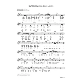 Produktbild des Artikels Durch die Zeilen eines Liedes (Noten - Download)