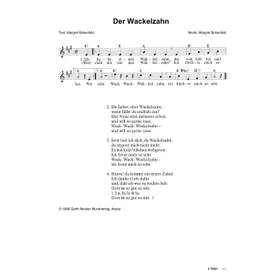 Produktbild des Artikels Der Wackelzahn (Noten - Download)