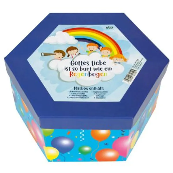 Produktbild des Artikels Farb-Malbox, 53-teilig (Schreibwaren)