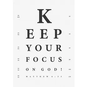 Produktbild des Artikels Poster: Keep your focus - A3 ()
