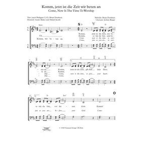 Produktbild des Artikels Komm jetzt ist die Zeit wir beten an (Noten - Download)