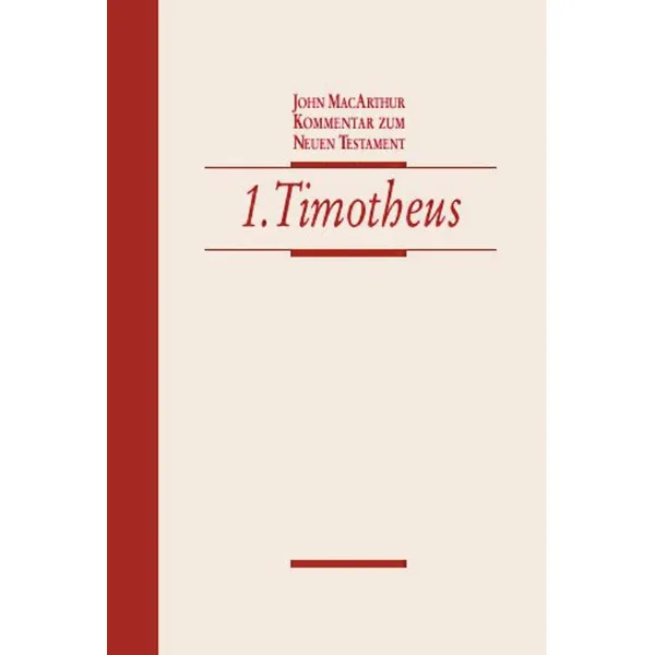 Produktbild des Artikels Der 1. Brief an Timotheus (Buch - Hardcover)