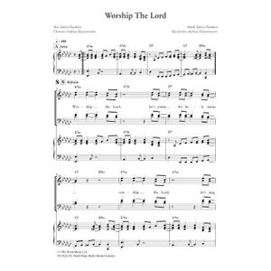 Produktbild des Artikels Worship The Lord (Noten - Download)