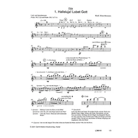 Produktbild des Artikels Halleluja! Lobet Gott (Flöte) (Noten - Download)
