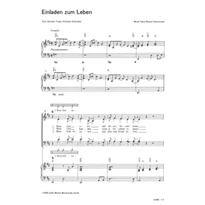 Produktbild des Artikels Einladen zum Leben (Noten - Download)
