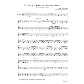 Produktbild des Artikels Wenn ich Jesus in Herrlichkeit (Violine 2) (Noten - Download)