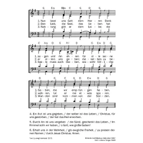 Produktbild des Artikels Nun lasst uns Gott dem Herren (Noten - Download)