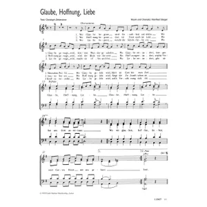 Produktbild des Artikels Glaube, Hoffnung, Liebe (Noten - Download)