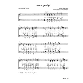 Produktbild des Artikels Jesus genügt (Noten - Download)