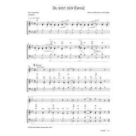 Produktbild des Artikels Du bist der Ewige (Noten - Download)