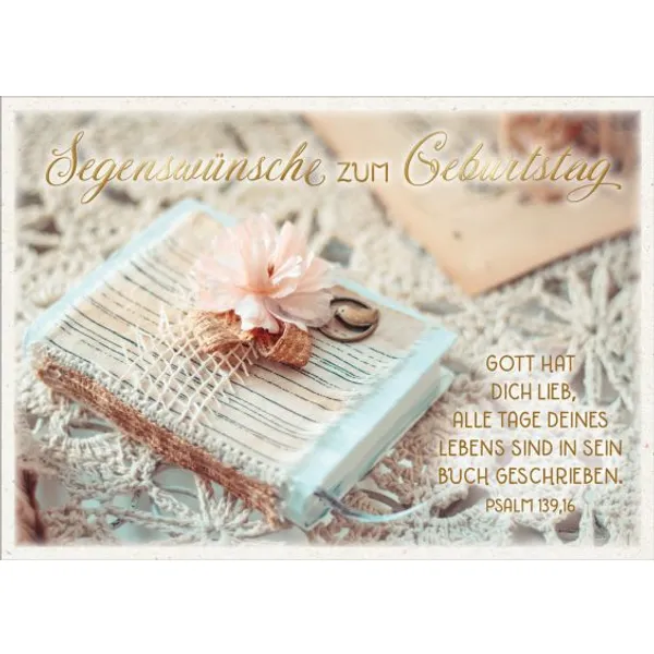 Produktbild des Artikels Postkartenserie "Segenswünsche zum Geburstag" 10 Stk. (Schreibwaren)