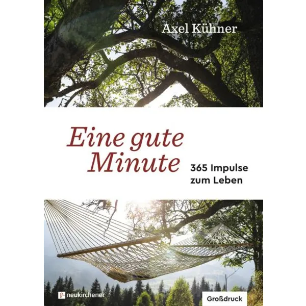 Produktbild des Artikels Eine gute Minute - Großdruck (Buch - Hardcover)