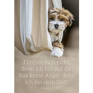 Produktbild des Artikels Jahreslosung 2027 - Poster A4 "Hund" ()