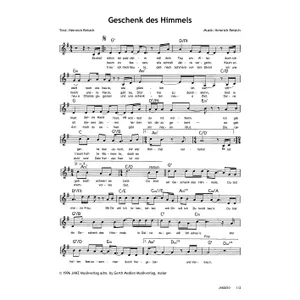 Produktbild des Artikels Geschenk des Himmels (Noten - Download)