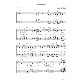 Produktbild des Artikels Wohin sonst (Noten - Download)