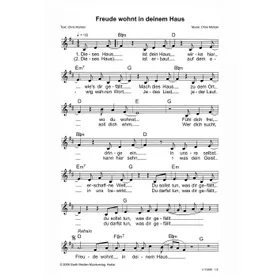 Produktbild des Artikels Freude wohnt in deinem Haus (Noten - Download)