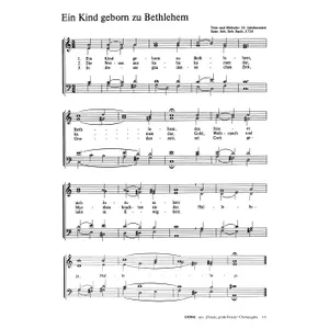 Produktbild des Artikels Ein Kind geborn zu Bethlehem (Noten - Download)