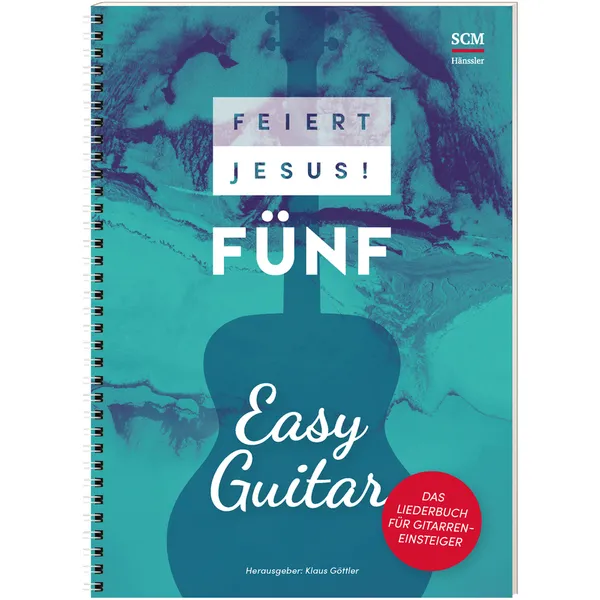 Produktbild des Artikels Feiert Jesus! 5 - Easy Guitar (Liederbuch - Spiralbindung)