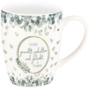Produktbild des Artikels Tasse "Du bist gewollt, gehalten" (Gold-Edition) ()