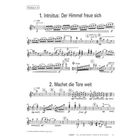 Produktbild des Artikels Gelobt sei, der da kommt (Violine 1-4) (Noten - Download)
