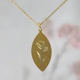 Produktbild des Artikels Jahreslosung 2026 - Kette mit Anhänger vergoldet ()