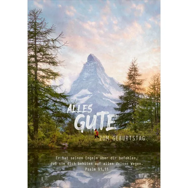 Produktbild des Artikels Faltkarte "Alles Gute zum Geburtstag" - Natur (Schreibwaren)