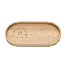 Produktbild des Artikels Holztablett "Nur bei Gott komme ich zur Ruhe" ()