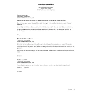Produktbild des Artikels Wir feiern ein Fest (Liedtexte) (Noten - Download)