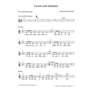 Produktbild des Artikels Lesen und träumen (Noten - Download)