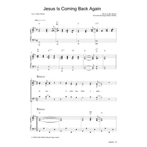 Produktbild des Artikels Jesus is coming back again (Noten - Download)