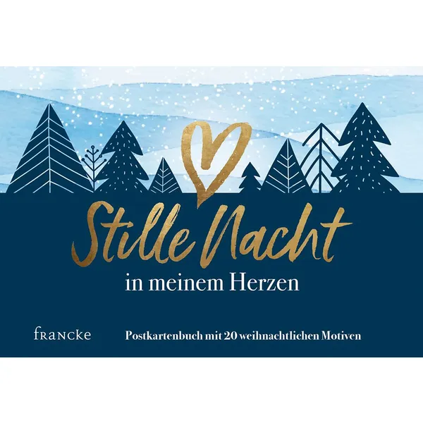 Produktbild des Artikels Stille Nacht in meinem Herzen - Postkartenbuch (Buch - Kartoniert)
