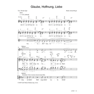Produktbild des Artikels Glaube, Hoffnung, Liebe (Noten - Download)