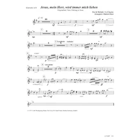 Produktbild des Artikels Jesus, mein Herr, wird immer mich lieben (Klarinette in B ) (Noten - Download)