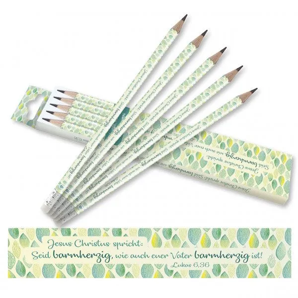 Produktbild des Artikels Bleistifte: Seid barmherzig 5er Pack (Schreibwaren)
