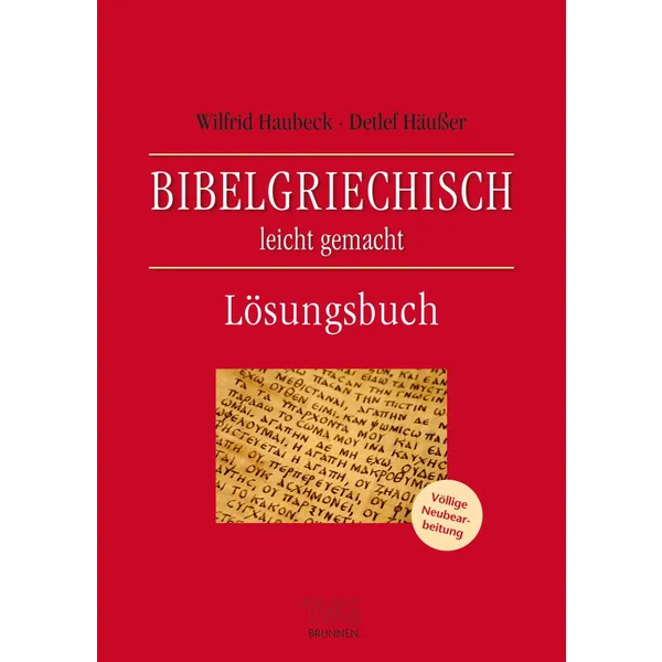 Produktbild des Artikels Bibelgriechisch leichtgemacht - Lösungsheft (Buch - Paperback)