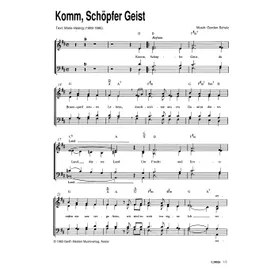 Produktbild des Artikels Komm, Schöpfer Geist (Noten - Download)