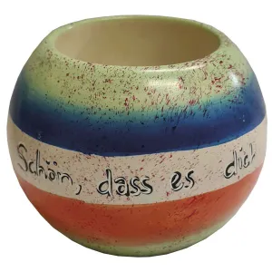 Produktbild des Artikels Teelichthalter Speckstein "Schön, dass es dich gibt" ()