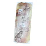 Stimmungsbild zu Metallschild mit Kette "Sei guter Dinge und freue dich"