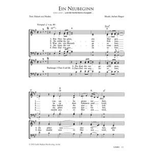 Produktbild des Artikels Ein Neubeginn (Noten - Download)