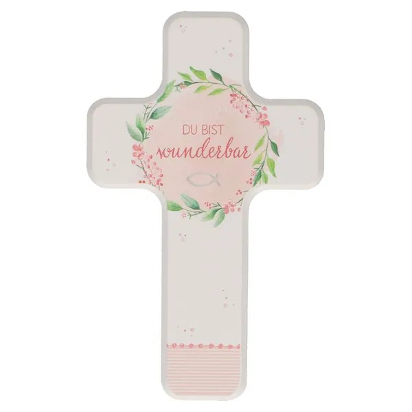 Produktbild des Artikels Holzkreuz für Kinder "Du bist wunderbar" ()