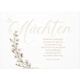 Produktbild des Artikels Faltkarte Trauer "Dietrich Bonhoeffer" (Schreibwaren)