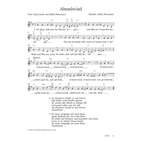 Produktbild des Artikels Abendwind (Noten - Download)