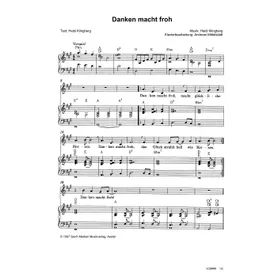 Produktbild des Artikels Danken macht froh (Noten - Download)