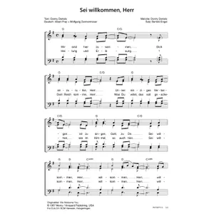 Produktbild des Artikels Sei willkommen, Herr (Noten - Download)